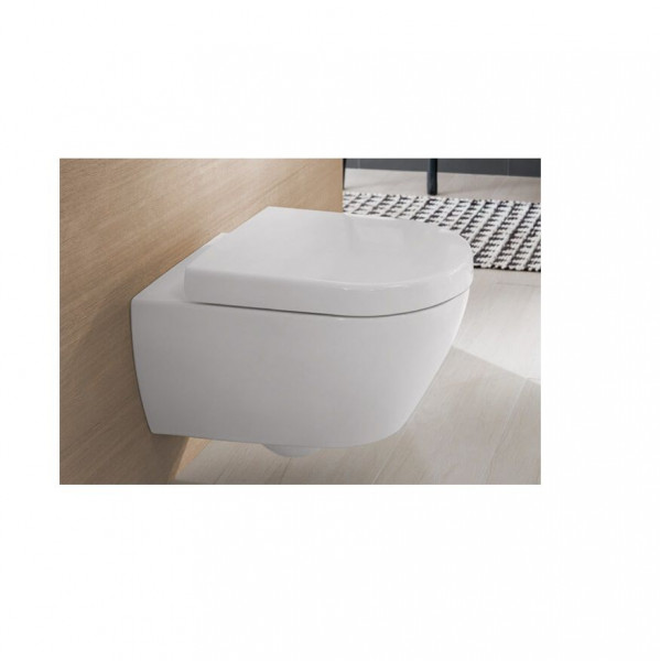 Villeroy and Boch Wall Hung Toilet Subway 2.0  Horizontal Outlet White Rimless 4609R0R1