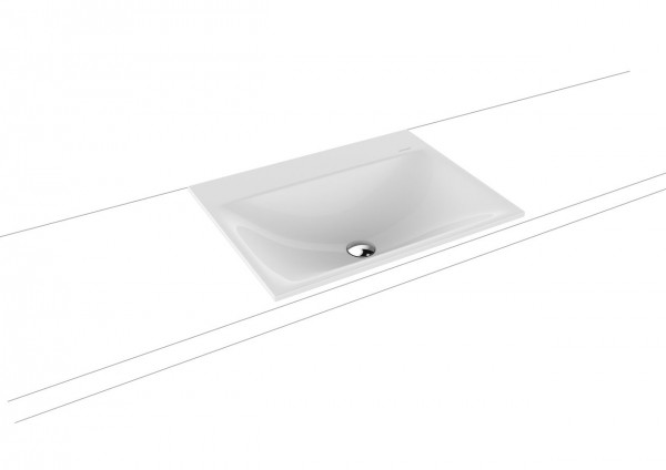 Kaldewei Inset Basin mod. 3037 with overflow, without tap hole Silenio 907706003030