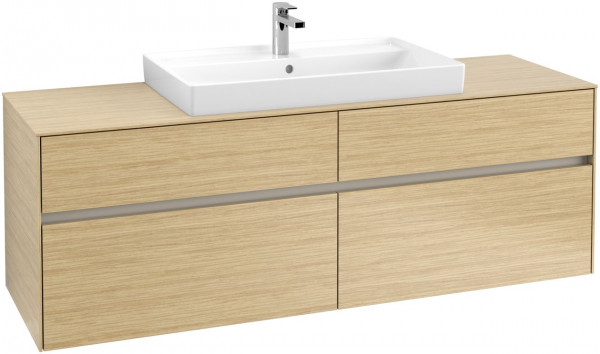 Villeroy en Boch Vanity Unit Collaro Wall-mounted 1600x500x548mm Nordic Oak C02800VJ