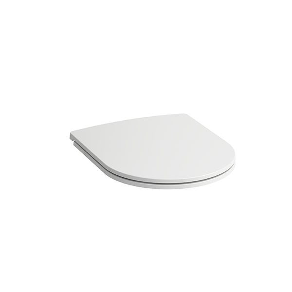 D Shaped Toilet Seat Laufen PRO Slim 370x445mm White With Soft-Close | Yes