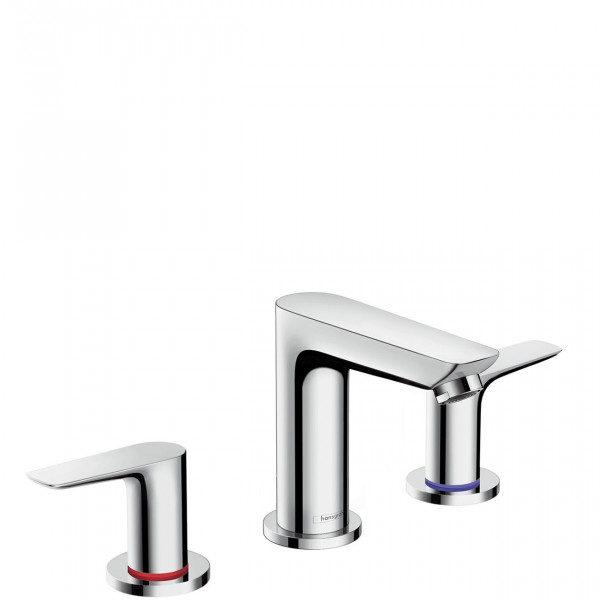 Hansgrohe 3 Hole Basin tap Talis E with pop-up waste