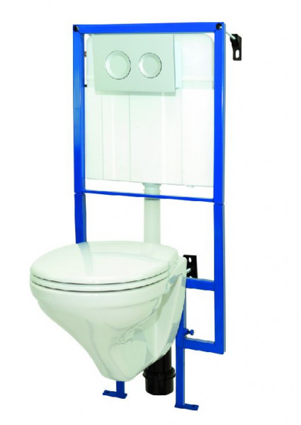 Allibert Wall Hung Toilet Pack LIVE-UP White