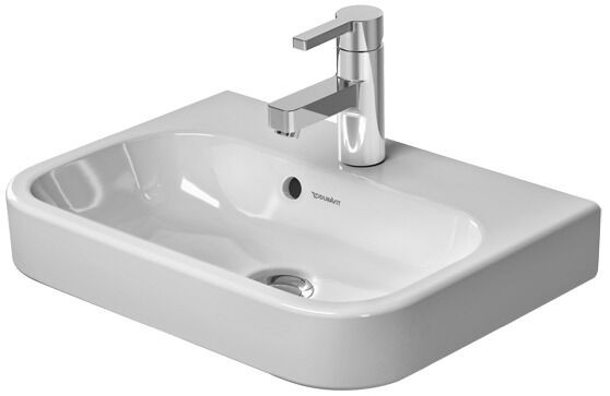 Duravit Happy D.2 furniture Hand Wash Basin 500mm 710500 White | 1 Tap Hole