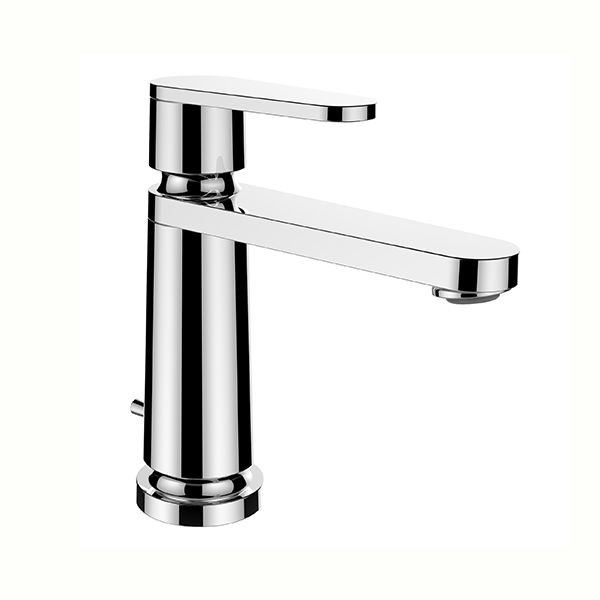 Single Hole Mixer Tap Laufen THE NEW CLASSIC with pull-out waste fitting 130 mm Chrome
