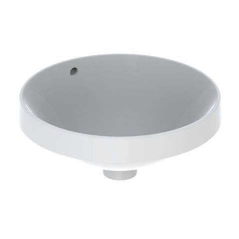 Geberit Inset Basin VariForm Without Tap Hole With Overflow 178xØ400mm White