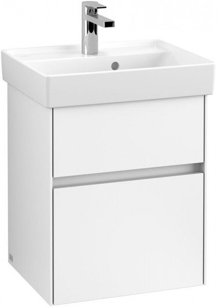 Villeroy en Boch Vanity Unit Collaro Wall-mounted with LED 460x374x546mm Glossy White White Matt  | Without LED