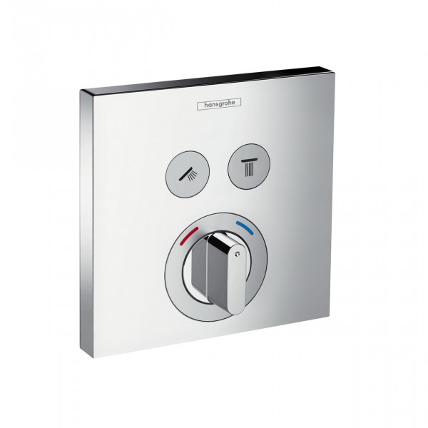 Hansgrohe ShowerSelect Mixer for concealed installation for 2 outlets