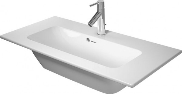 Duravit Rectangular Cloakroom Basin for Compact Furniture Me by Starck White Sanitary Ceramic 830 mm 2342830000