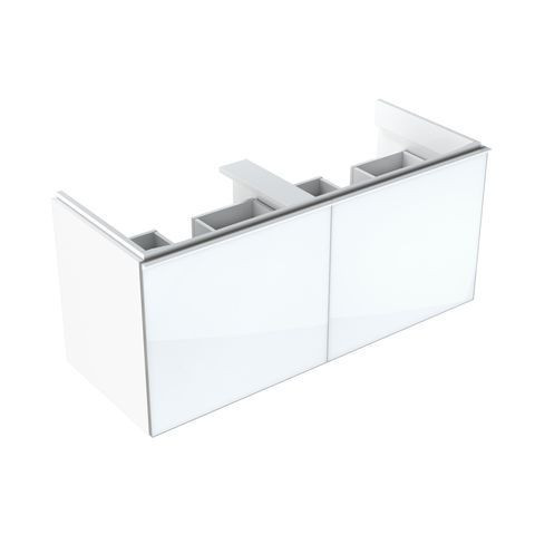 Geberit Vanity Unit Acanto 2 Drawers For Vanity Unit 1190x535x476mm Glossy White Laquered