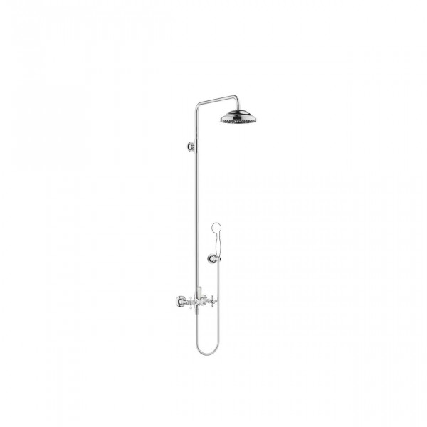 Shower Column Dornbracht MADISON angular, without hand shower 1180mm Chrome 26632360-00