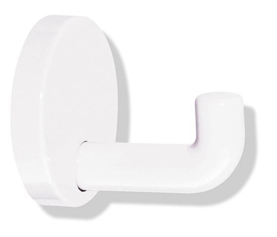 Hewi Towel Hooks Serie 801 Wall hook ø 40 mm Signal white Active +