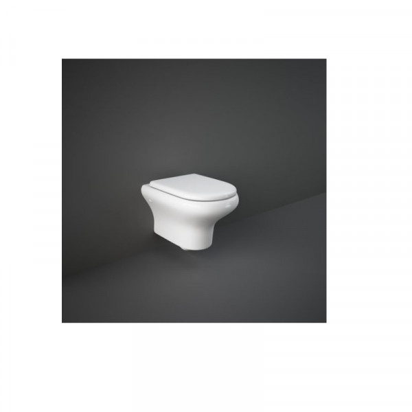 Rak Ceramics Wall Hung Toilet COMPACT  Rimless 520x370mm Alpine White