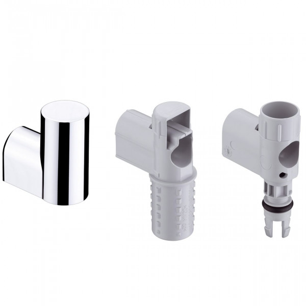 Hansgrohe Unica'D Wall support with cover for wall bar