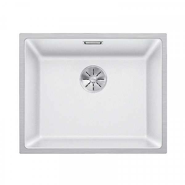 Blanco Undermount Sink Subline 500-IF SteelFrame White automatic draining (524109)