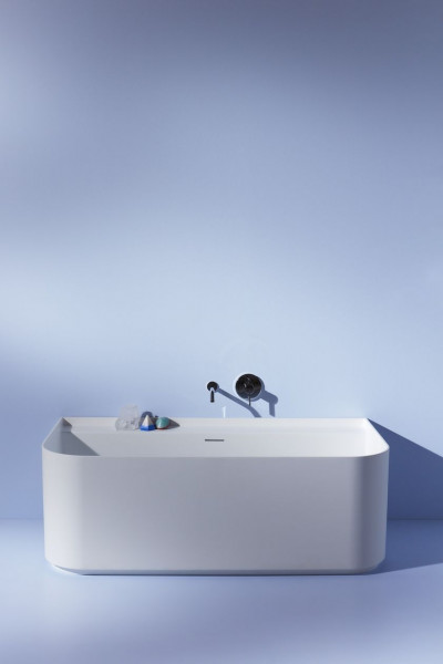 Back To Wall Bath Laufen SONAR with panel without tap hole 1600x815x535mm White