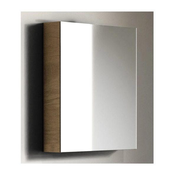 Bathroom Mirror Cabinet Riho Spring 1 door 600x700x138mm Just Oak