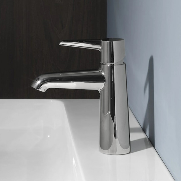 Single Hole Mixer Tap Laufen PURE without pop-up waste 110x167mm Chrome
