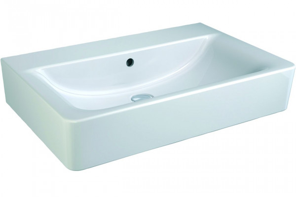 Ideal Standard Undermount Basin Connect Cube Basin 650mm without taphole and with overflow Ceramic