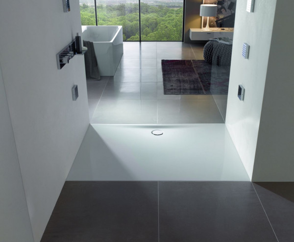 Bette Square Shower Tray Floor Side White 3388-000