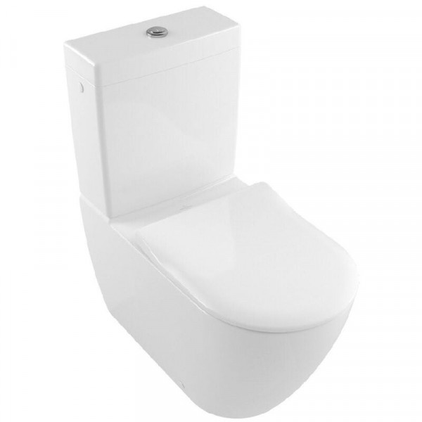 Villeroy and Boch Close Coupled Toilet Subway 2.0 Toilet Floor Standing Pan Rimless (5617R0)