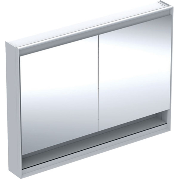 Bathroom Mirror Cabinet Geberit ONE 2 doors, with niche 1200x900mm White