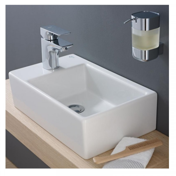 Ideal Standard Rectangular Cloakroom Basin Strada 450mm with taphole on the left