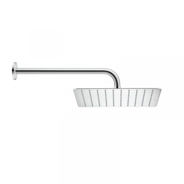 Wall Mounted Shower Head Duravit or ceiling, Square 200mm Chrome UV0660030010