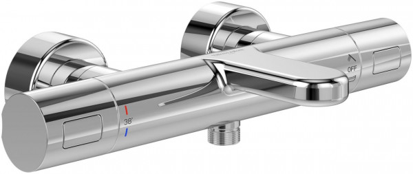 Thermostatic Bath Shower Mixer Tap Villeroy and Boch Universal rounding Chrome