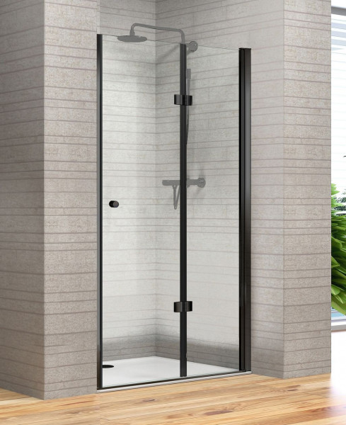 Folding Shower Door Allibert PALMA 1000x1950mm Black