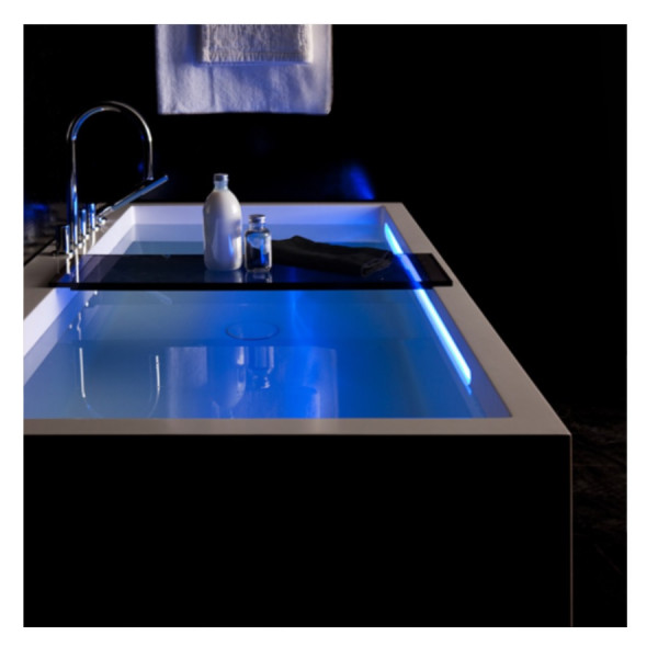 Standard Bath Laufen KARTELL LED, right version 1700x860x590mm White