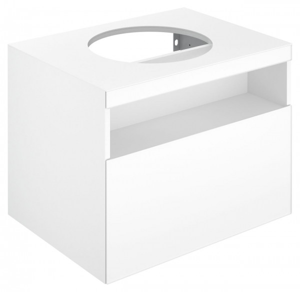 Vanity Unit Built-In Basin Keuco Stageline 1 drawer, without hole, 650x550x490mm Kashmir