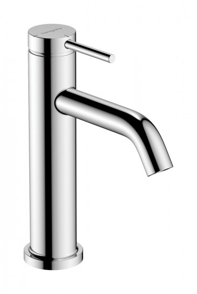Single Hole Mixer Tap Hansgrohe Tecturis S CoolStart waste puller Start/Stop 110mm Chrome
