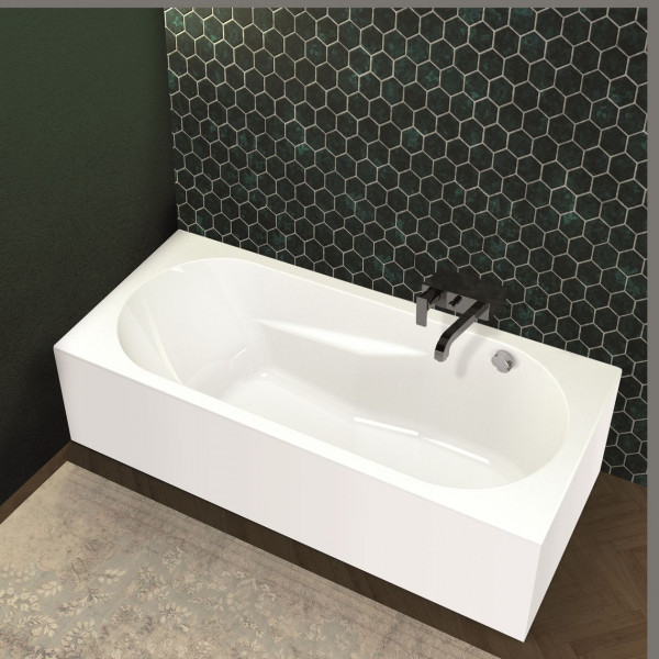 Riho Standard Bath Lazy With feet Plug&Play right 750x620x1700mm White