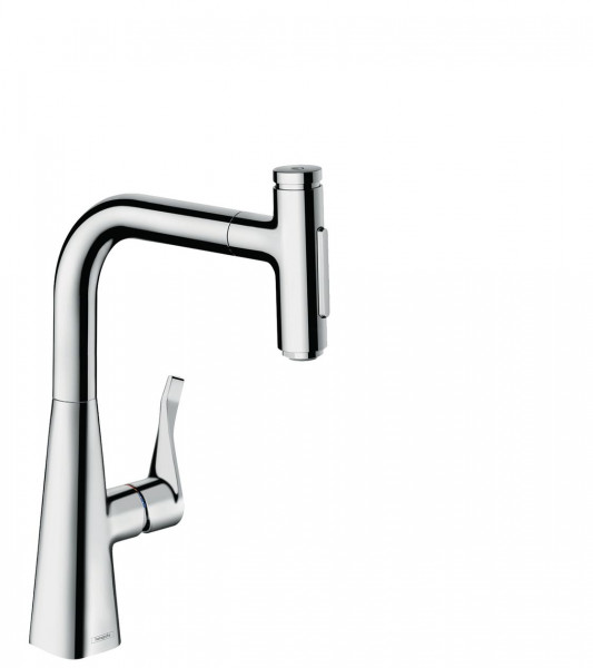Hansgrohe Kitchen Mixer Tap Metris Select M71 240 Pull-out shower 2 sprays 350x225x115mm Chrome