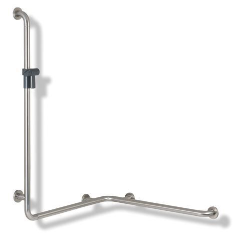 Hewi Bathroom handles Serie 805 Classic with shower rail Black 805.35.220L 90