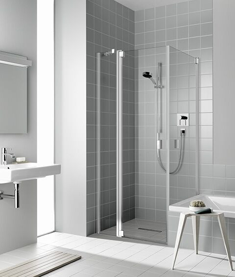 Kermi Pivot shower Doors RAYA Left Fixed wall 1850 x 750 mm Clear RA1NL075181AK