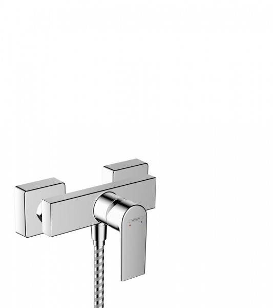 Wall Mounted Shower Mixer Hansgrohe Vernis Shape Single lever 219x119mm Chrome