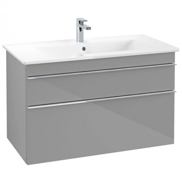 Villeroy and Boch Vanity Unit Venticello 953x590mm A92601 Glossy Grey