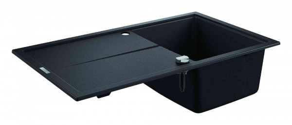 Grohe Undermount Sink K400 860x500x205mm Black Granite