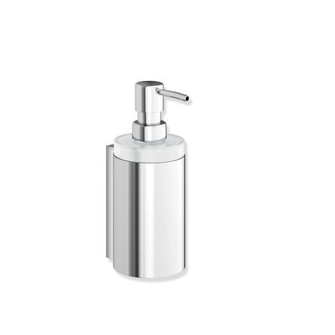 Hewi wall mounted soap dispenser System 900 with holder Glossy Chrome