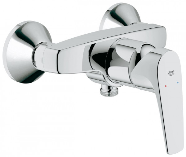 Grohe BauFlow Thermostatic Wall Mounted Tap single - lever