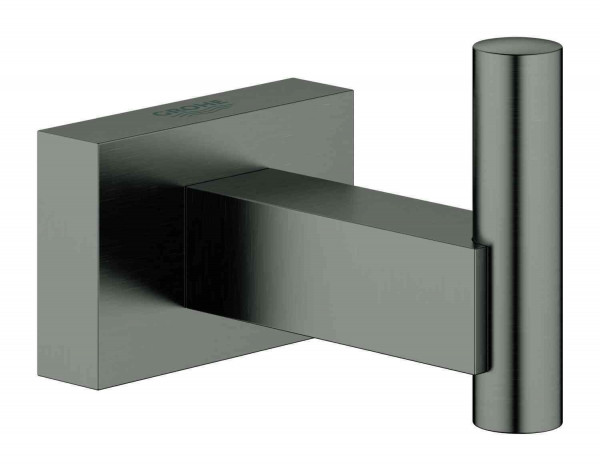 Grohe Towel Hook Essentials Cube 43x60x28mm Brushed Hard Graphite