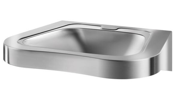 Delabie Wall Hung Basin PMR FRAJU 150 x 400 x 390 mm 120440