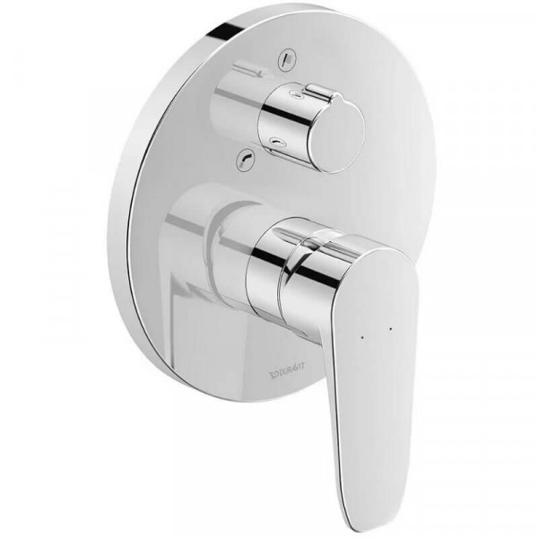 Duravit B1 Single lever bath mixer for concealed installation 195x195x195 mm B15210018010