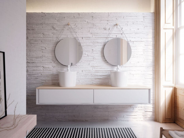 The Bath Collection Countertop Basin FLORENCIA-B 420x350mm White