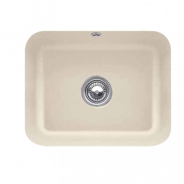 Villeroy and Boch Undermount Sink Cisterna 60C Manual Draining Almond CeramicPlus