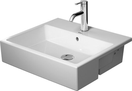 Duravit Semi-recessed washbasin Vero Air White Sanitary Ceramic 550 mm 0382550000