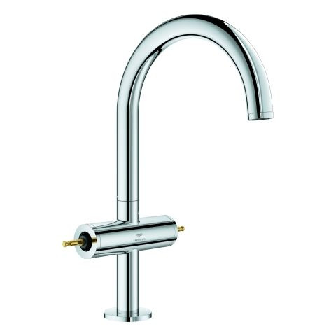 Tall Basin Tap Grohe Atrio Private Collection L, with pull cord, without handles Chrome 21134000