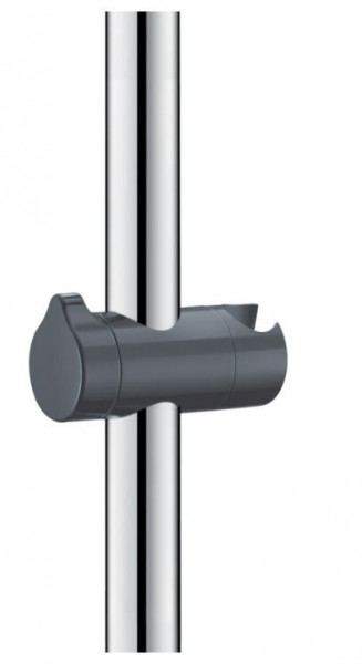 Delabie Sliding shower head holder for shower rails Bright anthracite grey HR nylon.