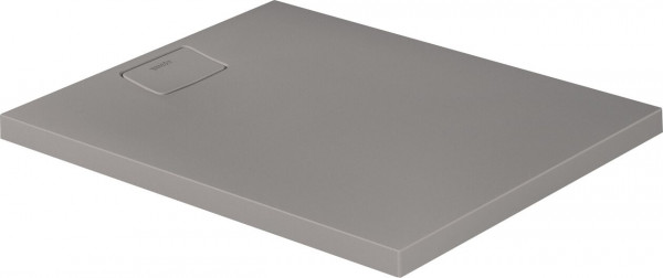 Duravit Rectangular Shower Tray Stonetto 1000 x 800 x 50 mm Concrete Grey